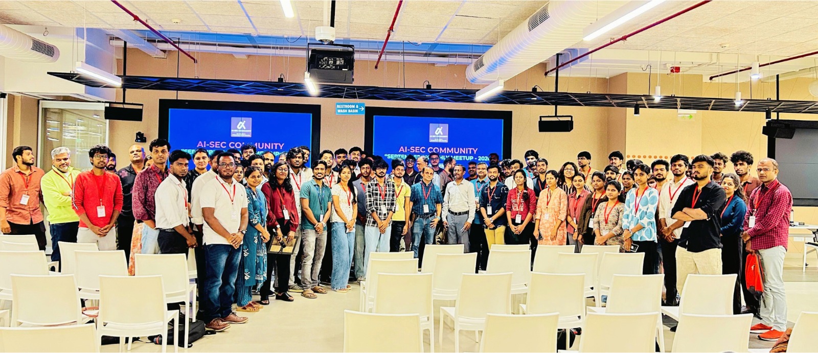 Photo of attendees at the September 2026 AI-SEC Community meetup in Chennai